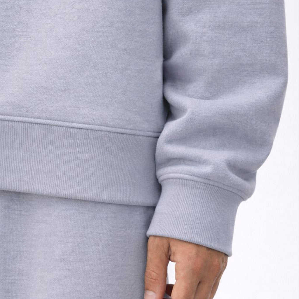 Taş Gri Bisiklet Yaka Sweatshirt Galata Kulesi