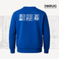 Saks Blue Crew Neck Sweatshirt Yerebatan &amp; Medusa