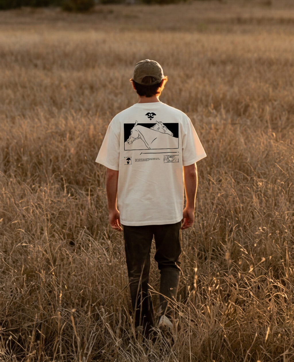 Bozkırın Dostluğu Oversize T-Shirt