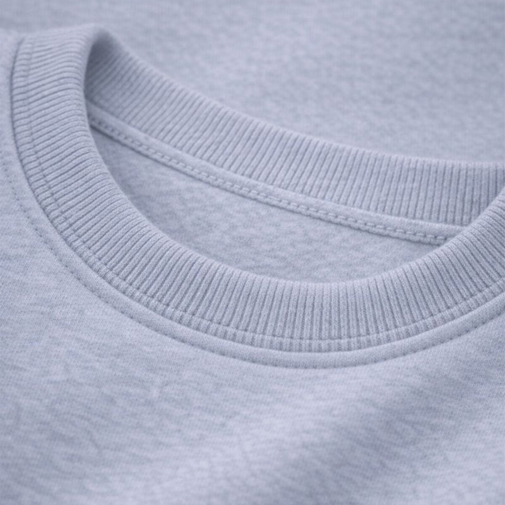 Taş Gri Bisiklet Yaka Sweatshirt Galata Kulesi