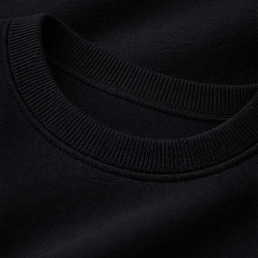 Siyah Bisiklet Yaka Sweatshirt Kız Kulesi & Kehanet