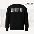 Siyah Bisiklet Yaka Sweatshirt Yerebatan & Medusa