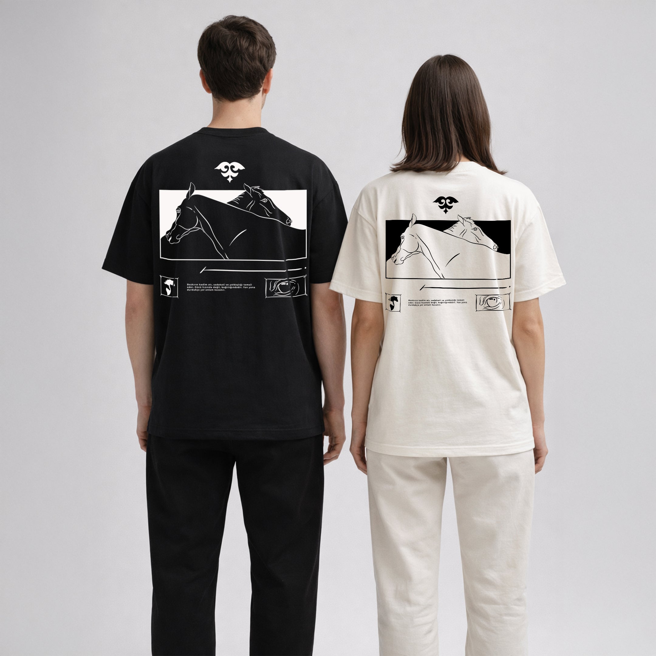 Türk Bozkır Atı Oversize T-Shirt